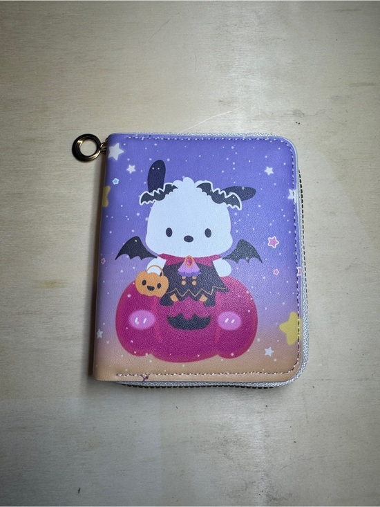 Handbags - Pochacco Purple Halloween Zip Wallet NWT